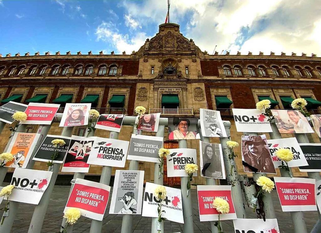 Manifestacion de periodistas