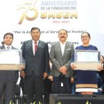 Fortalece SMSEM la participación de nuevas generaciones con entrega del reconocimiento “Joven Promesa Sindical”