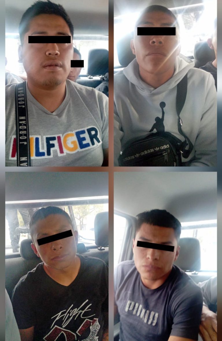 Tras las rejas sujetos que golpearon a un policía en pleno centro de Toluca