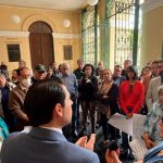 Profesores de la UAEMéx protestan en Rectoría por recorte a estímulos salariales