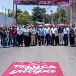 ¡Ábranla que lleva fuego! Ricardo Moreno entrega la primera vialidad reconstruida con el “Diablo Dragón»