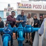 Ricardo Moreno entregó el pozo número 14 que dotará de agua a más de 30 mil habitantes de Toluca
