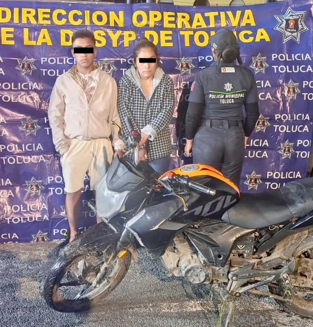 Policía de Toluca asegura armas, droga y motocicletas con reporte de robo