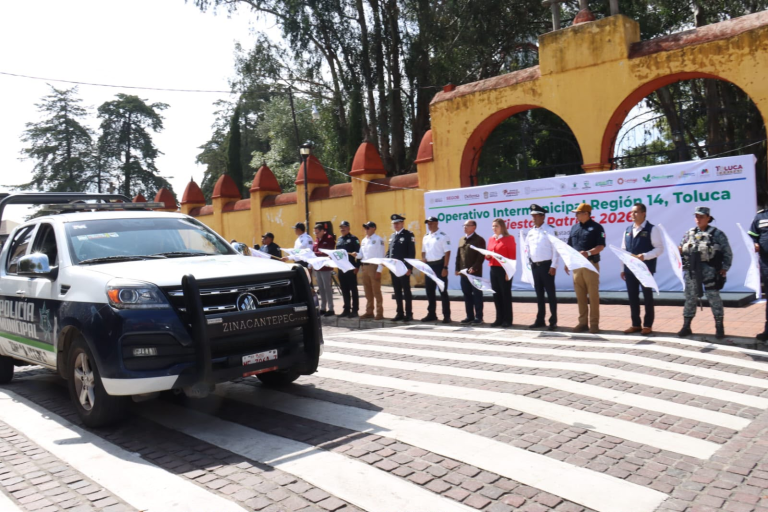 Arranca en Zinacantepec el Operativo Intermunicipal Fiestas Patrias 2026