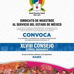 SMSEM convoca al XLVIII Consejo Estatal Ordinario