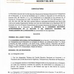 Sección 17 del SNTE convoca a su X Congreso Seccional Extraordinario