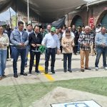 Alcalde de Zinacantepec entrega obra en San Luis Mextepec